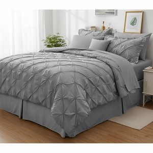 LISM 7 Pieces Queen Bedding Comforter Sets for Bedroom - 1 of 4