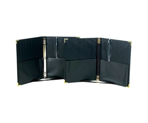 Marlo Plastics Premium Concert Choral Folder 9-1/4 x 12 with 3-ring binder - Black