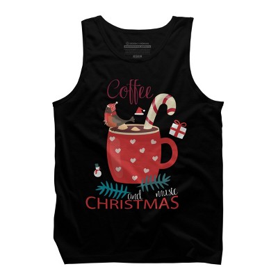 Men's Design By Humans Merry Christmas Treasure box By funkprints Tank Top