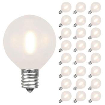 Novelty Lights G50 Globe Hanging LED String Light Replacement Bulbs E17 Intermediate Base 1 Watt