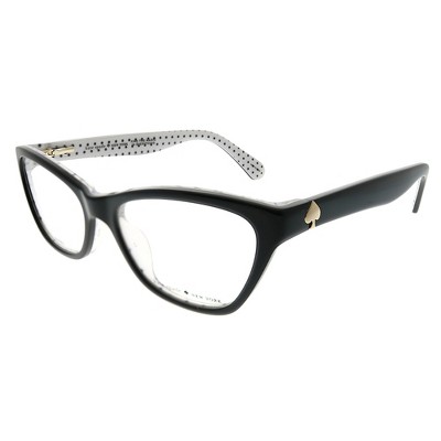 Kate Spade  807 Womens Cat-Eye Eyeglasses Black 51mm