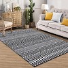 Modern Washable Rug - Non-Slip Kitchen & Bathroom Mat for Laundry, Nursery, Office, Living & Dining Room - Contemporary Carpet - 3 of 4