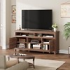 65" Modern TV Stand | Semi-Open Double Doors & 8 Compartments | 3 Adjustable Shelves | PB+MDF | for Living Room & Bedroom - 4 of 4