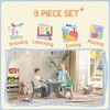 Aghana Digitals 3-Piece HDPE Kids Activity Table & Chairs Set, Light Blue - Portable, Safe for 3-6 - 4 of 4