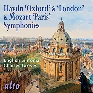 Haydn & Mozart & English Sinfonia & Charles Groves - Oxford & London Symphonies / Paris Symphony (CD) - 1 of 1