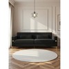 3-Seat Luxury Modern Sofa with Gold Accents - 2 of 4