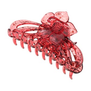 Unique Bargains Fashion Rose Flower Hair Clips Hairdo Clip 1 Pc - 1 of 4
