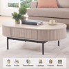 unipaws Curved Profile Modern Center Table - 4 of 4
