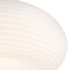 Possini Euro Design Sandringham 19 3/4" Modern Semi Flush-Mount Ceiling Light Fixture Kitchen Foyer Hallway Round LED Sanded White Finish Metal - 3 of 4