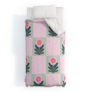 Deny Designs 3pc Twin/Twin XL Angela Minca Chrysanthemum Comforter and Sham Set - 1 of 4
