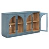 NicBex 4 Door Sideboard Buffet Cabinet with Adjustable Shelves for Kitchen,Living Room,Navy - 2 of 4
