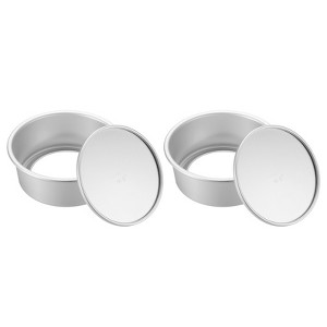 Unique Bargains Removable Loose Bottom Cheesecake Pan 2 Pcs - 1 of 4