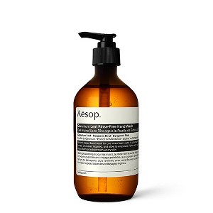 Aesop Geranium Leaf Rinse-Free Hand Wash | Aromatic, Alcohol-Based Gel with Purifying and Hydrating Properties | Cleanses without Water | 16.9 oz - 1 of 1