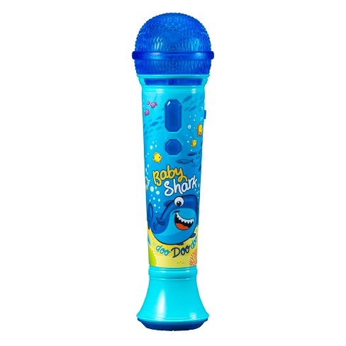 Ekids Baby Shark Toy Microphone For Kids Blue kd 070bs.emv9 Target