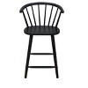 Sapphtopaz Modern Dining Chair Set of 2 Wooden Counter Height Stool Chairs with Spindle Back & Footrest Bistro Chairs for Kitchen, Dining Room - 3 of 4