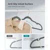 SONGMICS Velvet Hangers Non-Slip Clothes Hangers Pants Bar Space-Saving - 3 of 4