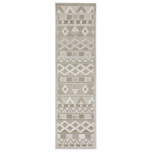 Oriental Weavers Tangier TAN09 Beige/ Grey Indoor Area Rug - 2'3" x 7'6" - 1 of 4