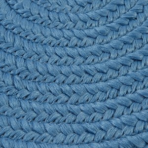 Colonial Mills Port Royale Braided Runner, Blue 2x9, Oval Shape - 1 of 4