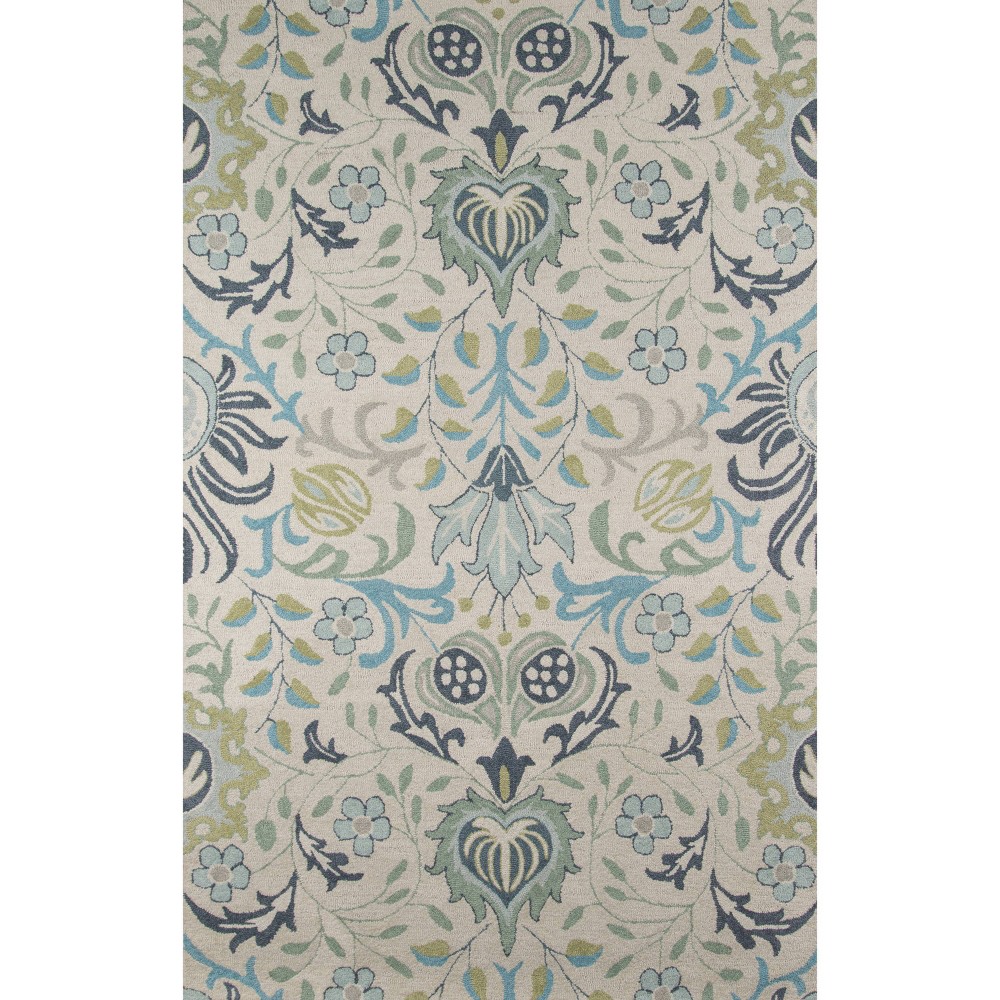 Ashlei Floral Rug - Blue - ( 3'9inx5'9in) - Momeni