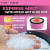 Pink Power Electric Hot Glue Pot for Crafts with 1lb Pellets, Hot Melt Glue Skillet for Crafting - Adjustable Temp 225-400 F 160ml - 4 of 4