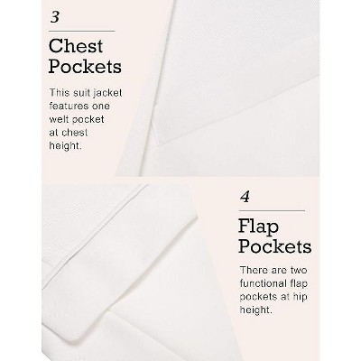 Мужские куртки COOFANDY Mens Sport Coat Casual Blazer One Button Business Suit Jacket Green M — фото 6