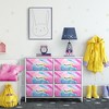 Sorbus 6 Drawers Dresser- Storage Unit with Steel Frame, Wood Top, Fabric Bins - for Bedroom, Closet, Office and more - 4 of 4