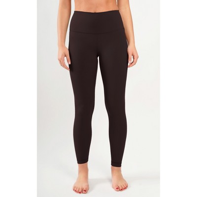 Yogalicious Womens Lux Ballerina Ruched Ankle Legging, - Antler - X Small