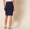 Women's Ponte Pull-On Pencil Skirt - Fitted Above The Knee - 2 of 4