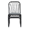 Hrinhom 17.8"W Patio Accent Chairs,Outdoor Wicker Dining Chairs With Seat Cushion,Set of 2 - 3 of 4