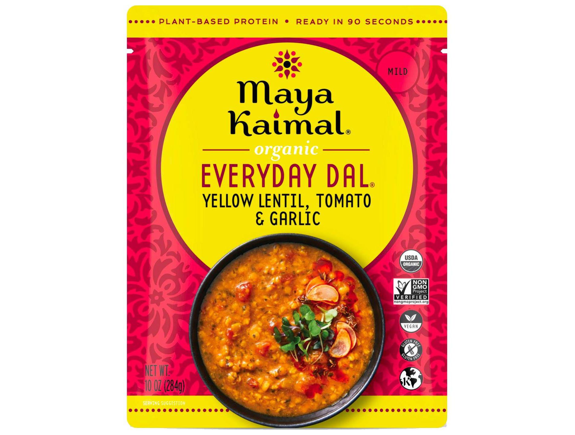 MAYA KAIMAL Yellow Lentil Tomato and Garlic Everyday Dal - 10oz