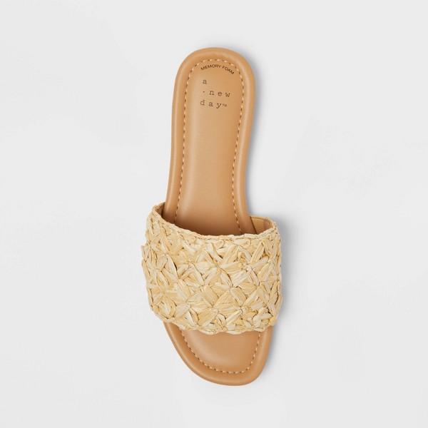 Sandalias deslizantes Jolie para mujer - A New Day™ Natural 3