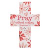 Dicksons Pray Without Ceasing Pink Floral 4 inch Paper Pocket Card Bookmark Pack of 12 - 2 of 4