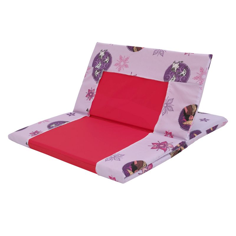 Disney Raya and the Last Dragon Mythic Pop with Ongis Lavender, Purple, and Magenta Flowers Preschool Nap Pad Sheet, 3 of 6