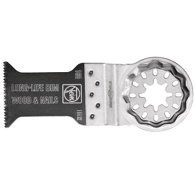 Fein Starlock 1-3/8 in. X 1-3/8 in. L Bi-Metal E-Cut Long-Life Saw Blade 1 pk