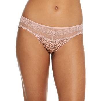 Bare Women's The Essential Lace Thong - A20283 L Passion Purple : Target