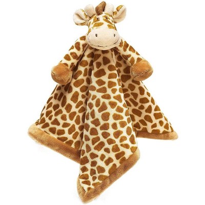 TriAction Toys Teddykompaniet Diinglisar Collection 11 Inch Plush Animal Blanket | Giraffe