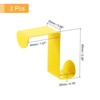 Unique Bargains Stainless Steel Reversible Uasge S-Shaped Over Door Double Hooks 2 Pcs - 2 of 4