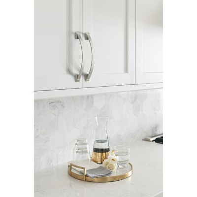 Satin Nickel 6-5/16" Brushed Cabinet Drawer Pull
