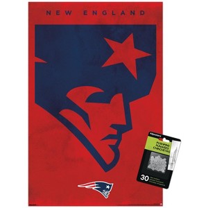 Trends International NFL New England Patriots - Logo 25 Unframed Wall Poster Prints - 1 of 4