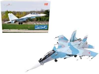 Sukhoi Su-30SM Flanker H Fighter Aircraft "Russian Air Force" (2020) "Air Power Series" 1/72 Diecast Model by Hobby Master