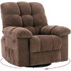 coucheta Rocking Recliner Chair,360° Swivel Rocker Chair for Living Room,Upholstered Fabric Glider Chair - 2 of 4