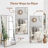 Full Length Mirror, Oversized Full-Body Hanging or Leaning Rectangle Mirror, Thin Frame Floor Mirror,for Bedroom, Living Room, Dressing Room, Gym - 4 of 4