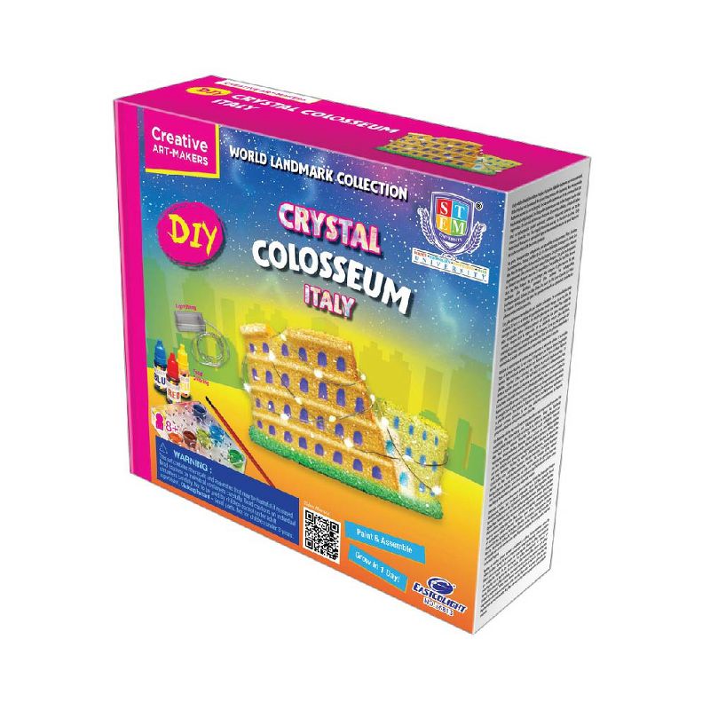 Eastcolight Crystal Growing Kit of World Landmark Collection - Colosseum (Italy), Grow Crystal Science Experiments Toys for Kids, 1 of 4