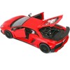 Lamborghini Aventador LP750-4 Red 1/24 Diecast Model Car by Bburago - 4 of 4