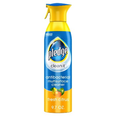Pledge Multisurface Cleaner Fresh Citrus Aerosol - 9.7oz