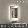 ChicFurnit Bathroom Vanity Mirrors Rectangle Frame Wall Mirror Anti Fog Mirror Decorative Wall Mirrors for Bathroom, Silver, 20"*2"*28" - 3 of 4