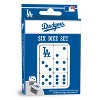 MasterPieces Officially Licensed MLB Los Angeles Dodgers - 6 Piece D6 Gaming Dice Set Ages 6 and Up - 2 of 4