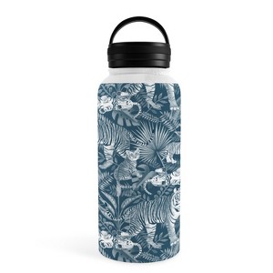 Julia Madoka Family of Tigers Monochrome Water Bottle - Society6 - 1 of 4