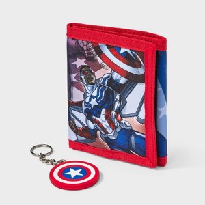 Boys' Marvel Captain America Wallet - 1 of 4