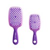 UNbrush Holiday Ombre Purple Detangling Hair Brush Gift Set - 2pk - 2 of 4